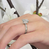 Lia Emerald Cut Engagement Ring