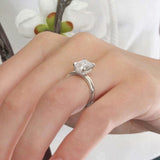 Lia Emerald Cut Engagement Ring