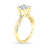 Princess Cut Moissanite Ring