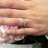 Emerald Cut Diamond Ring