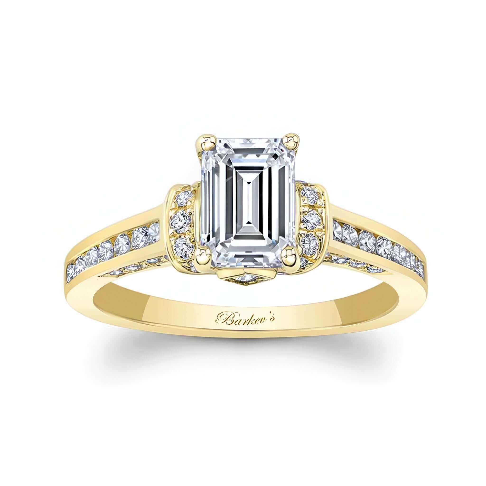 Emerald Cut Diamond Ring