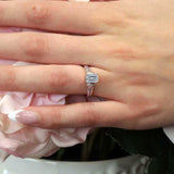 Emerald Cut Diamond Ring
