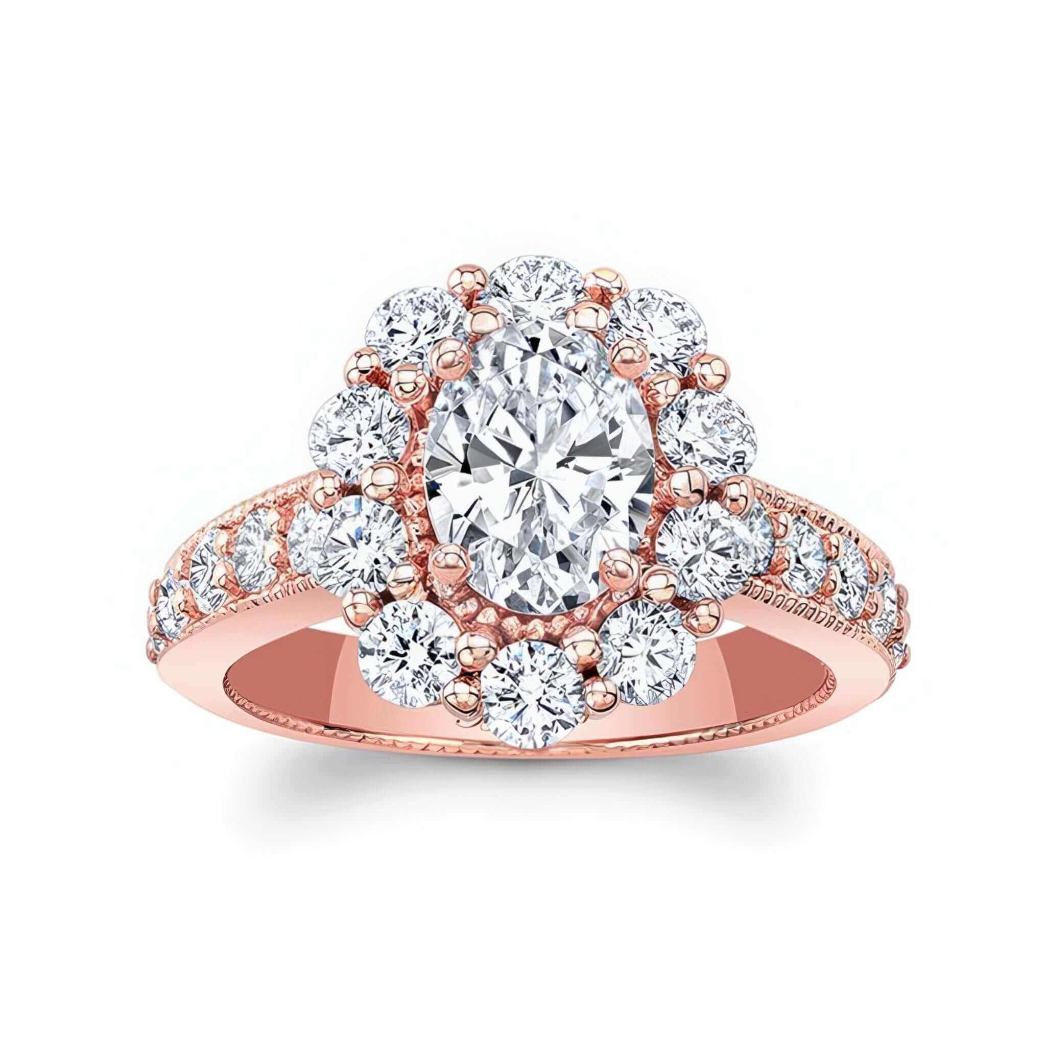 Oval Halo Ring