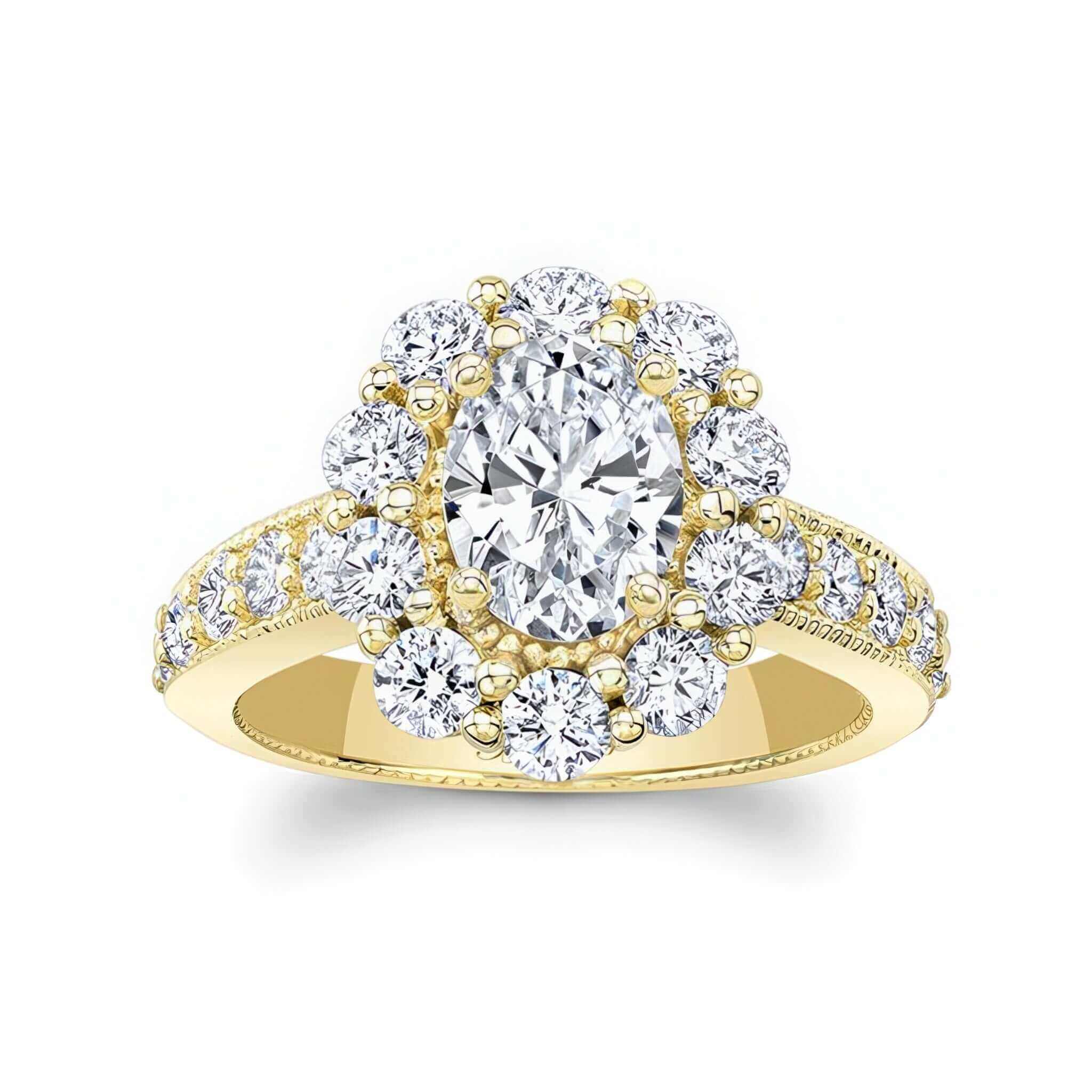 Oval Halo Ring