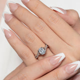 One Carat Oval Diamond Ring