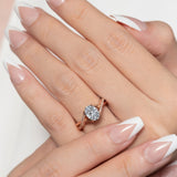 One Carat Oval Diamond Ring