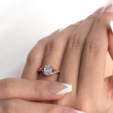 One Carat Oval Diamond Ring