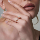 One Carat Oval Diamond Ring