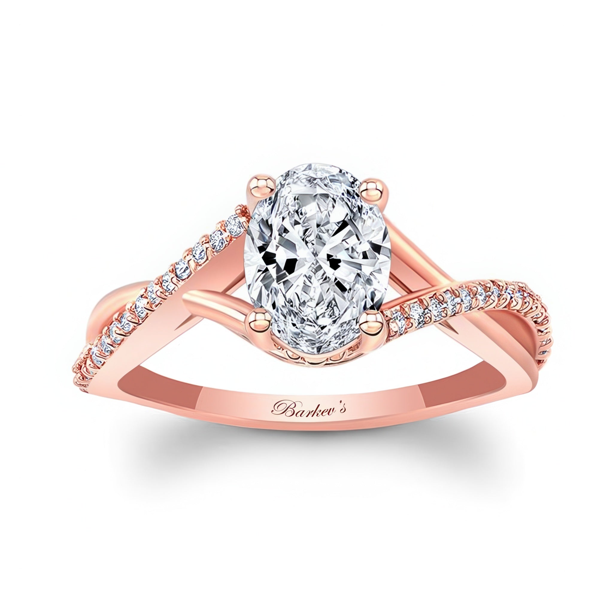 One Carat Oval Lab Grown Diamond Ring