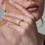 One Carat Oval Diamond Ring