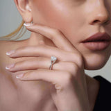 One Carat Oval Diamond Ring