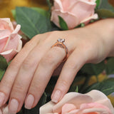 One Carat Princess Cut Lab Grown Diamond Ring