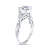 One Carat Princess Cut Diamond Ring
