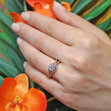 One Carat Moissanite Bridal Set