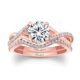 One Carat Moissanite Bridal Set
