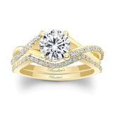 One Carat Moissanite Bridal Set