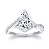 3 Carat Marquise Lab Grown Diamond Ring