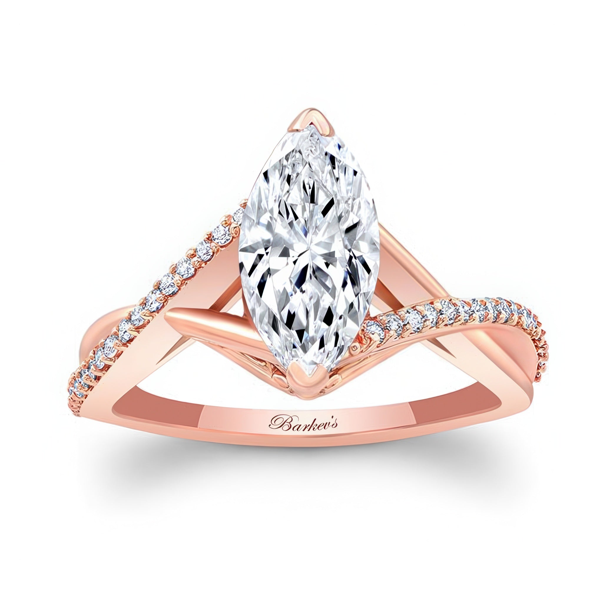 3 Carat Marquise Lab Grown Diamond Ring