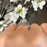 3 Carat Marquise Lab Grown Diamond Ring