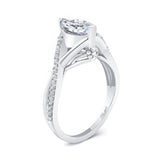 1 Carat Marquise Diamond Ring