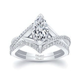 1 Carat Marquise Diamond Ring Set