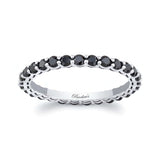 1 Carat Black Diamond Eternity Band