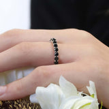 2 Carat Black Diamond Eternity Band