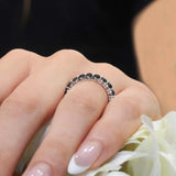 3 Carat Black Diamond Eternity Band