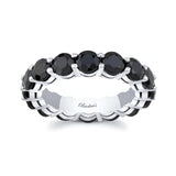 5 Carat Black Diamond Eternity Band