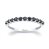 0.44 Carat Black Diamond Half Eternity Band