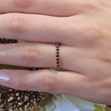 1 Carat Black Diamond Eternity Band