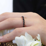 2 Carat Black Diamond Eternity Band