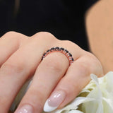 3 Carat Black Diamond Eternity Band