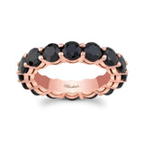 5 Carat Black Diamond Eternity Band