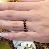5 Carat Black Diamond Eternity Band