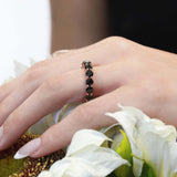 5 Carat Black Diamond Eternity Band