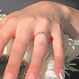 0.44 Carat Half Eternity Band