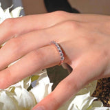 0.90 Carat Half Eternity Band