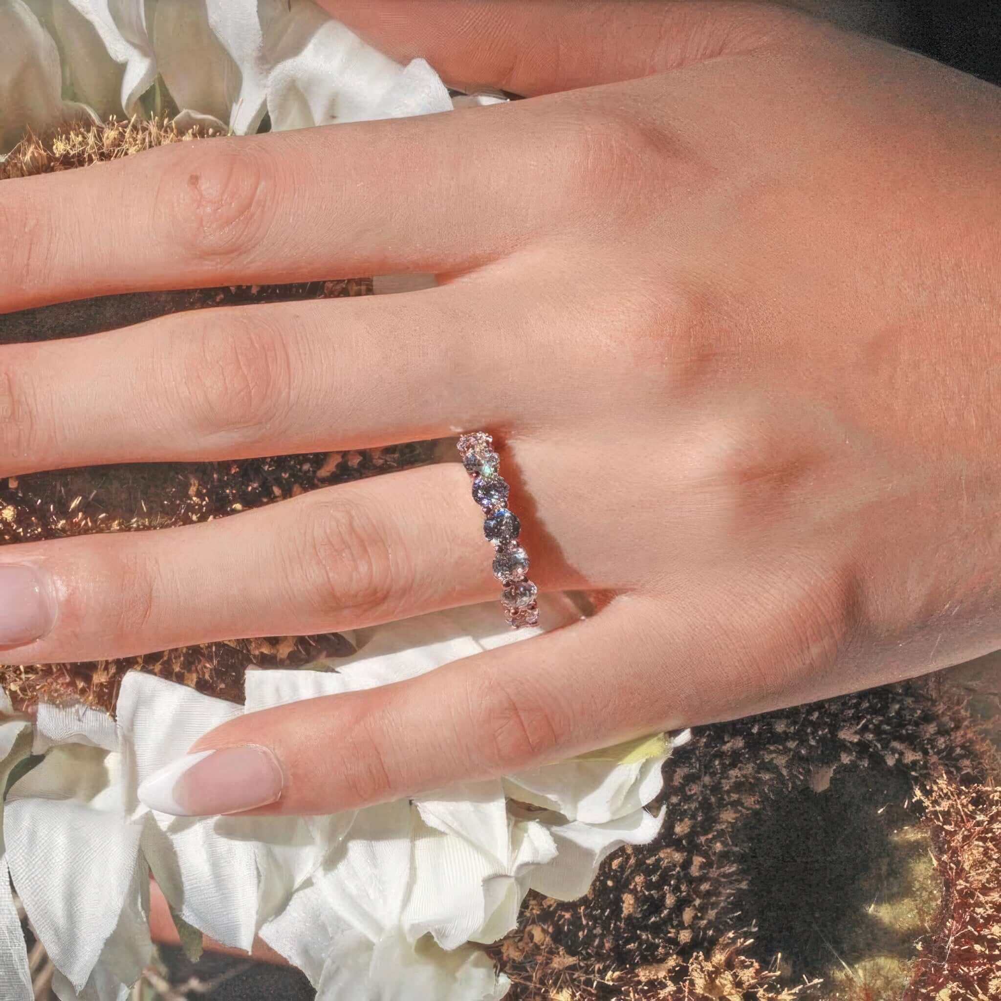 2.1 Carat Half Eternity Band