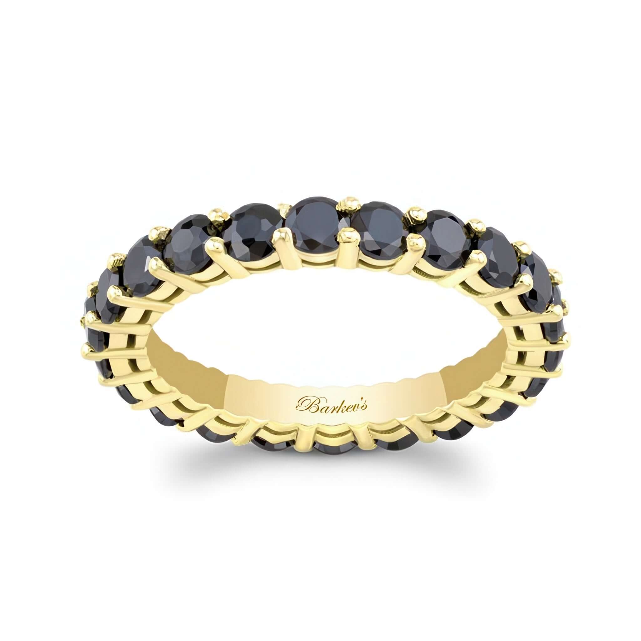 2 Carat Black Diamond Eternity Band