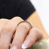 2 Carat Black Diamond Eternity Band