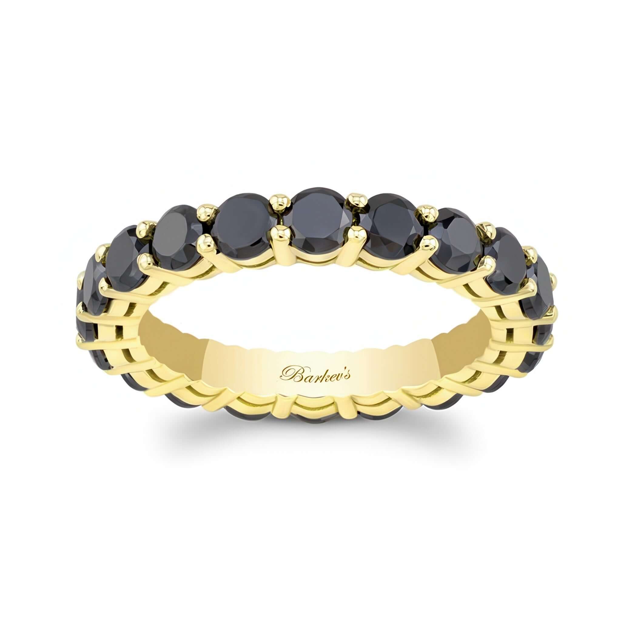 3 Carat Black Diamond Eternity Band