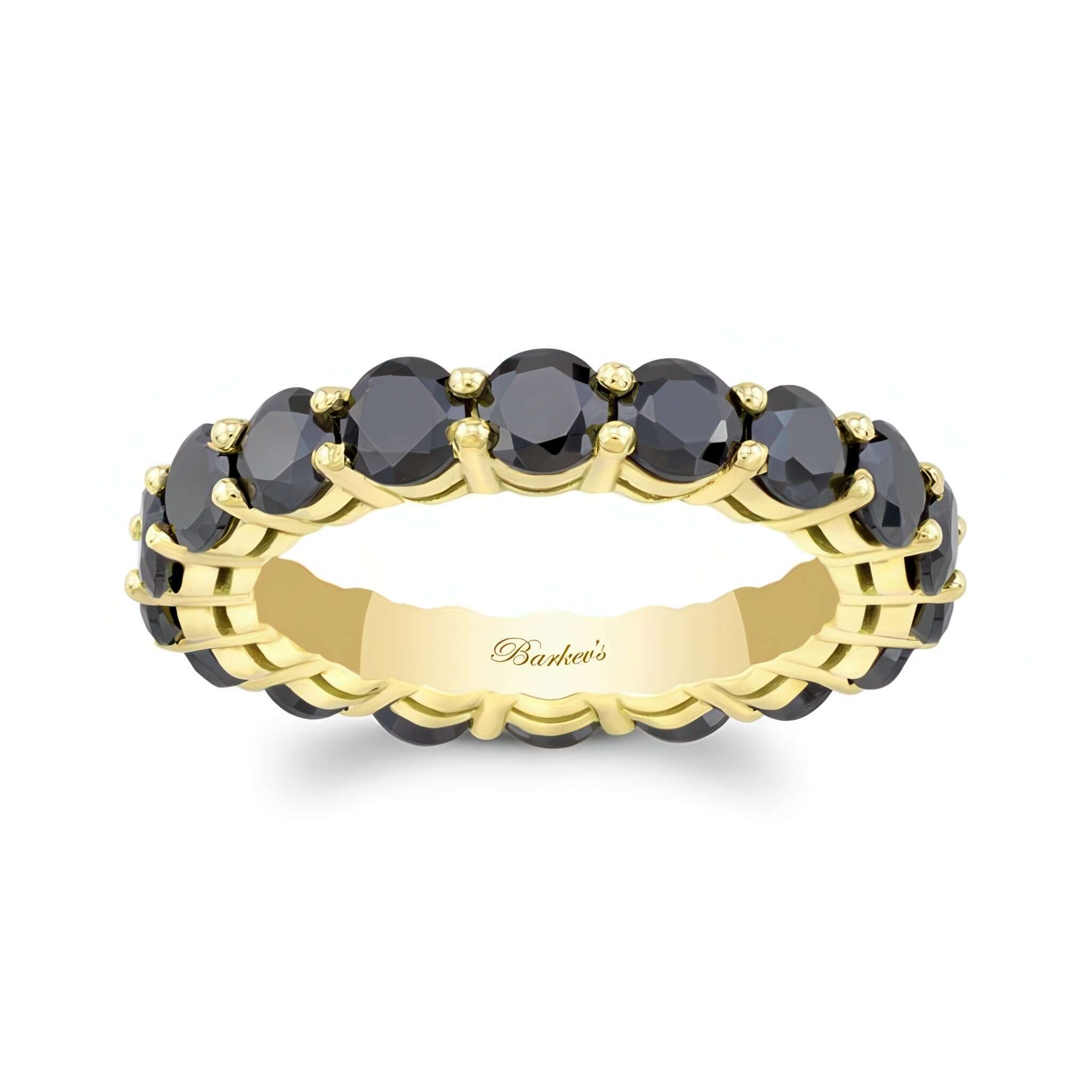 4 Carat Black Diamond Eternity Band