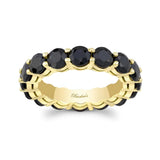 5 Carat Black Diamond Eternity Band