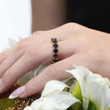 5 Carat Black Diamond Eternity Band