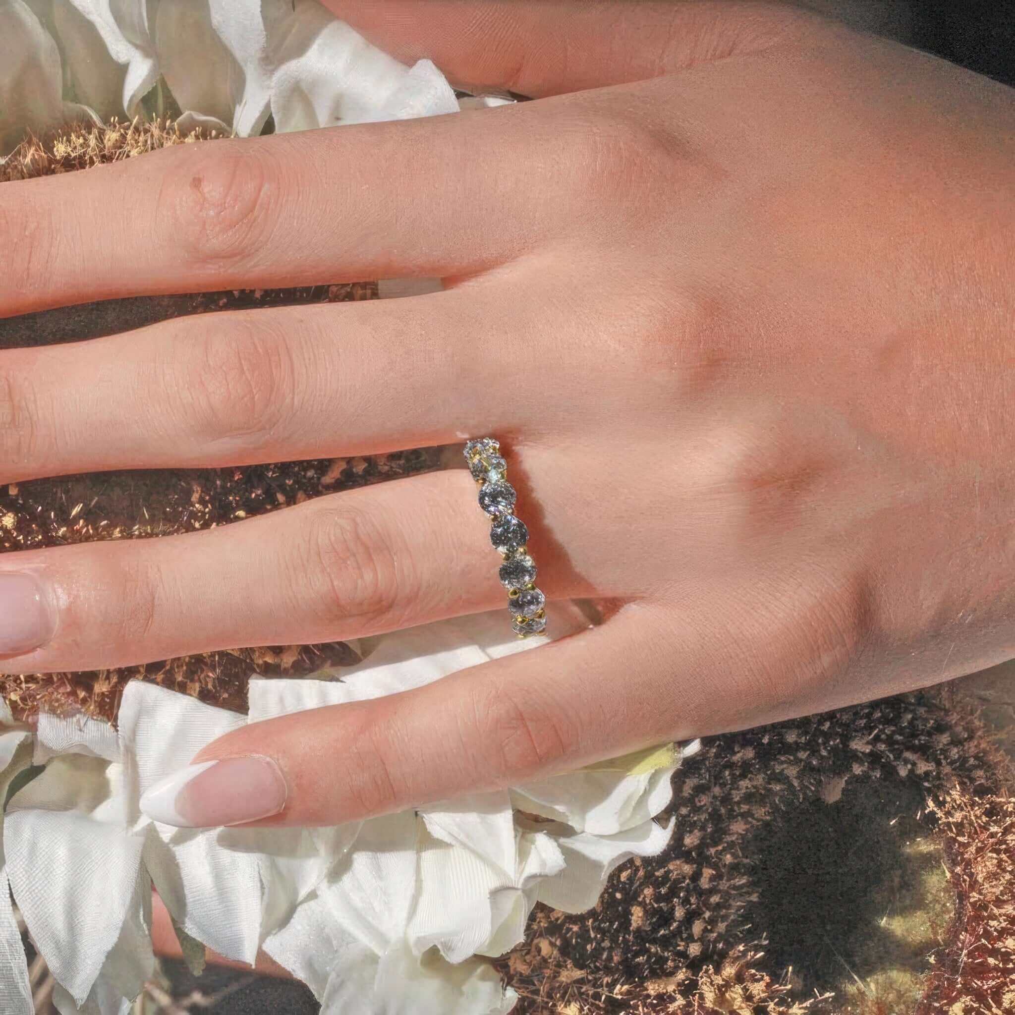 2.1 Carat Half Eternity Band