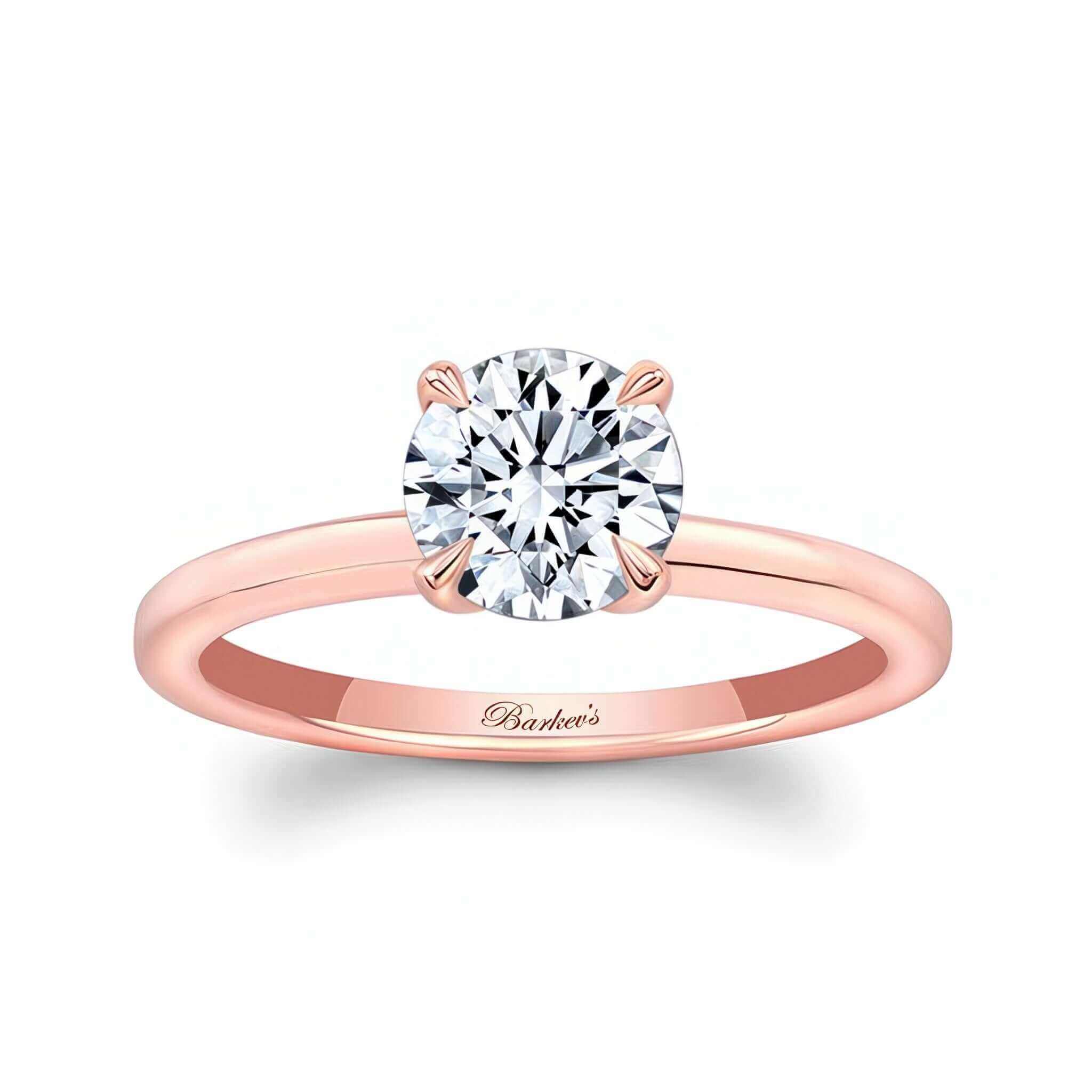 Lab Diamond Solitaire Ring