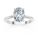1 Carat Oval Solitaire Diamond Ring