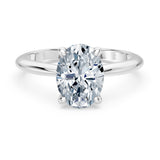 1 Carat Oval Solitaire Diamond Ring