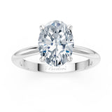 1 Carat Oval Solitaire Diamond Ring